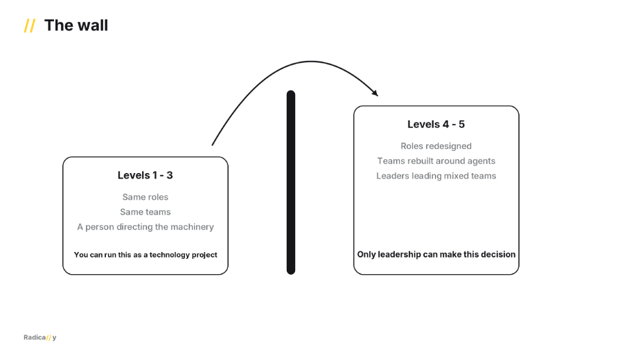 AI levels of maturity - 07 - The wall