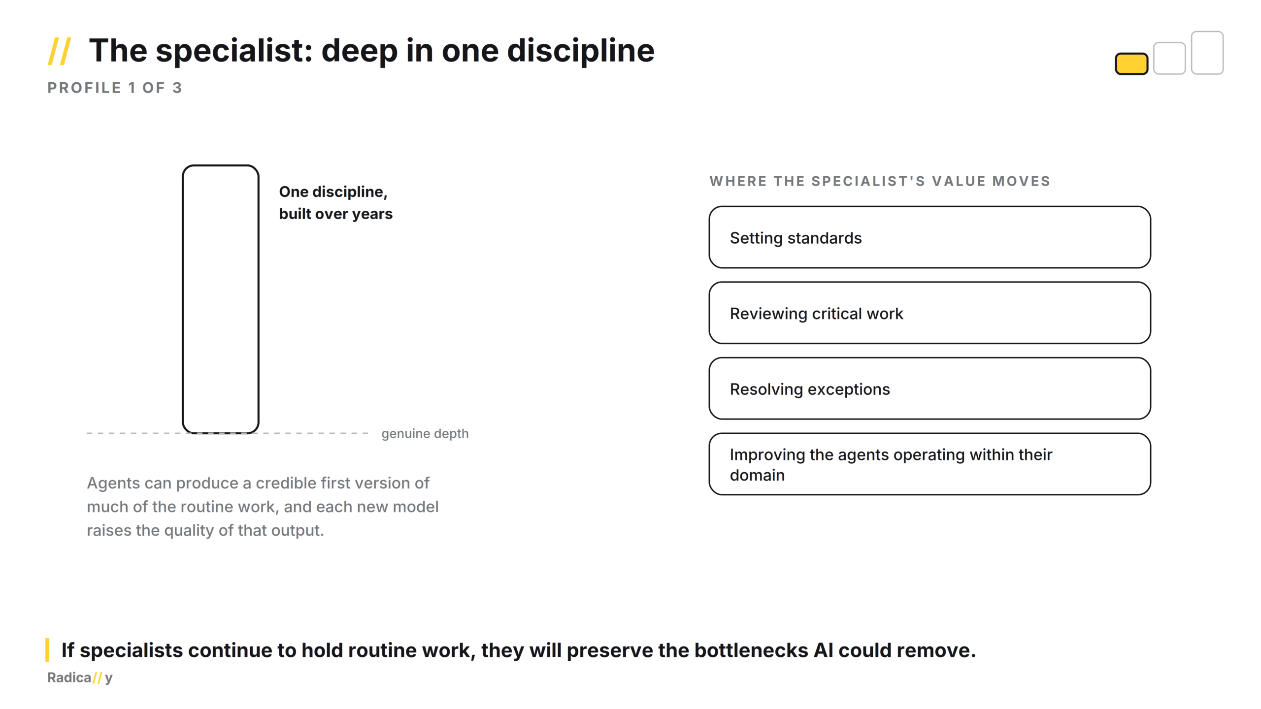 The expert generalist - 03 - The specialist deep in one discipline